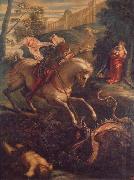 Jacopo Tintoretto St.George and the Dragon oil painting on canvas